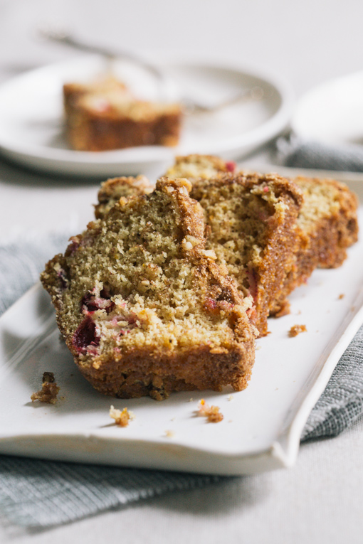 Day 15: Cranberry Orange Streusel Tea Cake - The Yellow Table